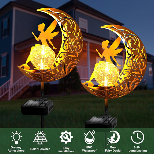 Luces Solares De Jardín Decorativas Al Aire Libre, Estaca So