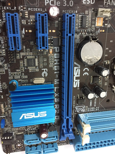 Placa Mãe Asus 1155 H61 Ddr3 Intel 2ª E 3ª Geração Cor Preta
