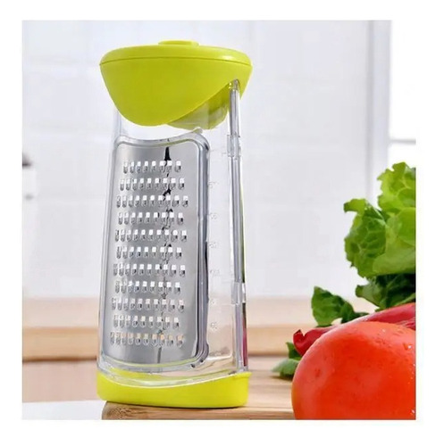 Rallador Con Contenedor Y Tapa Dispensadora