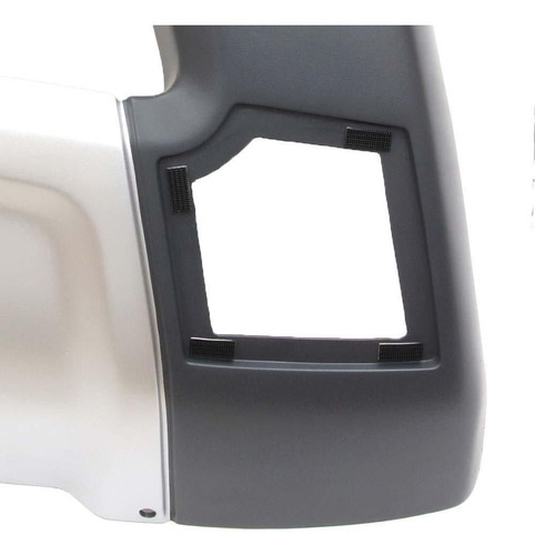 Imagem 2 de 2 de Bumper Duster 11/14 Cinza Sem Rasgo Farol De Milha Tg Poli