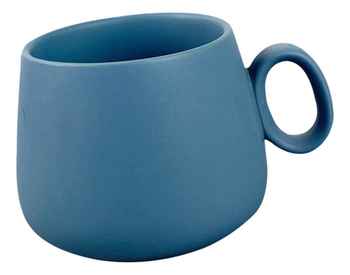 Taza De Café De Gres Hecha A Mano Con Diseño De Mango