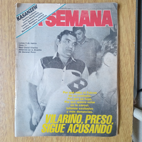 Revista La Semana 379 Kasanzew Vilariño Sabato Luppi Galloti