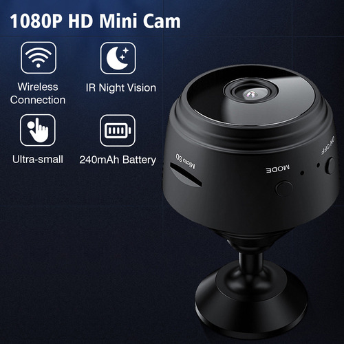 Xt Cámara De Vídeo 240mah Ir Vision Mini 128gb Cámara