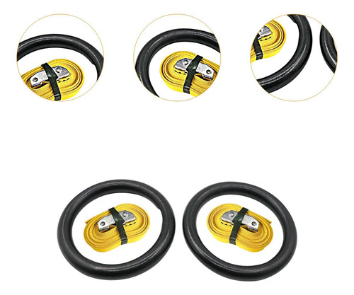 Anillos De Gimnasia Con Correas Antideslizantes,