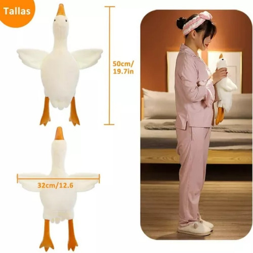 Heionia Ganso Peluche 19.7'' Ganso Peluche Blanco Ganso