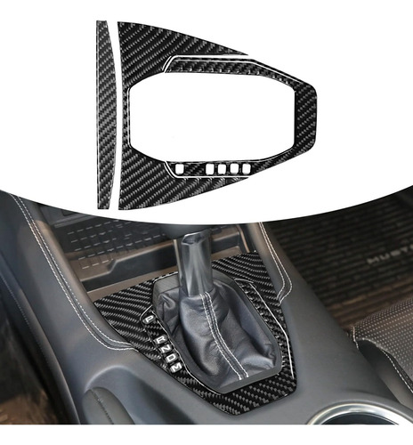 Fibra De Carbono Para Mustang 2024 2025 Car Center Consol-fs