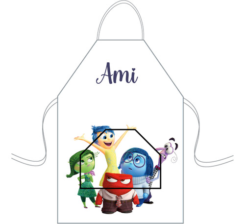 Delantal Cocina Mediano Para Niños Mini Chef Personalizado Intensamente 2 Personalizado
