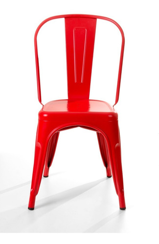 Imagen 2 de 6 de Silla Tolix De Acero Para Restaurante Bar Cafetería Comedor