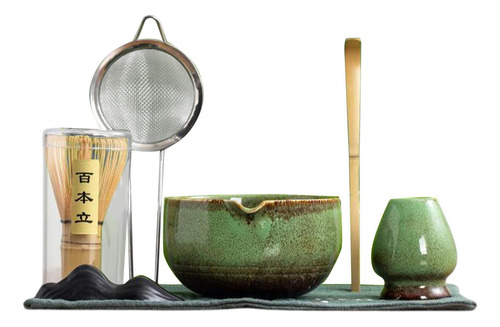 7x Matcha Set Ceremonía Del Té, Accesorios De Herramientas