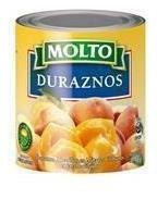 Pack X 3 Unid Durazno  Mitades 820 Gr Molto Frutas Envasada