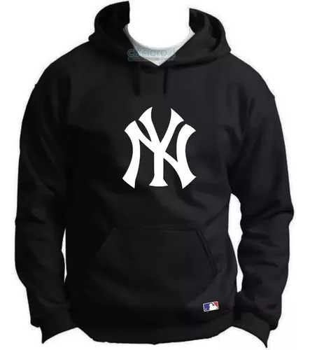 Buzo Canguro Yankees Logo Mlb Beisbol Infantil