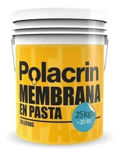 Membrana En Pasta Polacrin 20 Lts