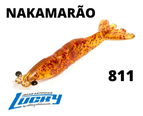 Isca Artificial Nelson Nakamura Nakamarão 5,5cm Lucky(kit5) Cor Cor 811 - Red Chá