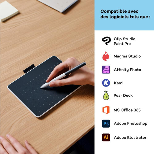 Tableta Wacom One Ctc4110wlw0a Bluetooth Pen Small Usb-c