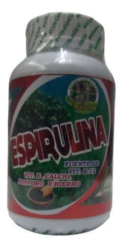Espirulina Pura 1 Frasco De 100 Capsulas Peruano