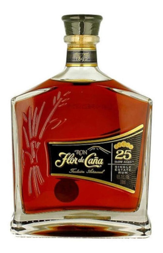 Pack De 4 Ron Flor De Caña 25 Años 750 Ml