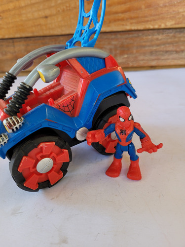 Spiderman Adventures Playskool Heroes Flip-out Stunt Buggy 1 (Usado)