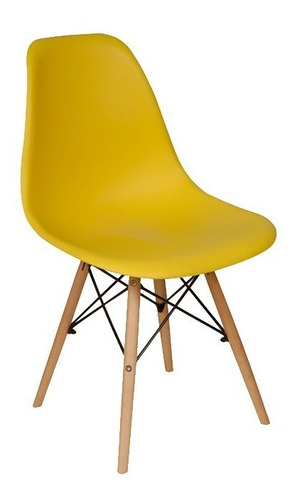 Silla Eames Amarilla X 2 Unidades Calidad Premium