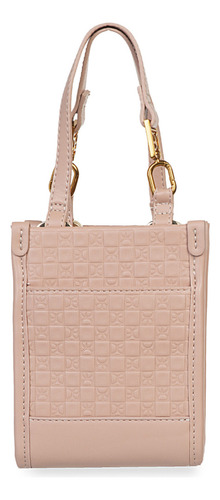 Bolsa Satchel Cloe Aramti Chico Color Nude