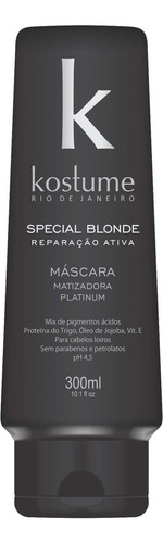 Mascara Matizadora Special Blonde Platinum Kostume 300 Ml