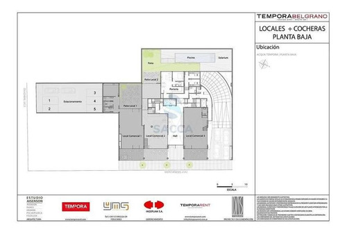 Imagen 9 de 14 de Departamento En Venta Monoambiente Apto Profesional En Emprendimiento Tempora Belgrano