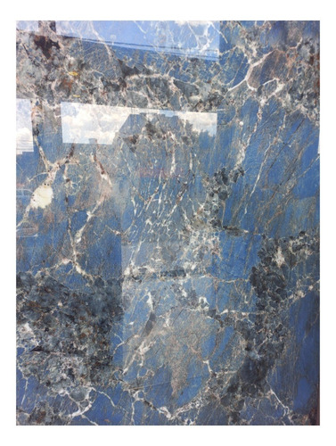 Imagen 3 de 7 de Porcelanato Pulido Laminas San Pietro Azul Coral 120x240 1ra