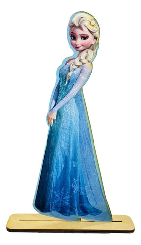 15 Figura Corte Laser Con Impresión Elza Hielo Frozen