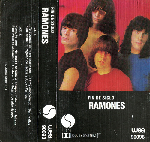 Ramones - Fin De Siglo (cassette)