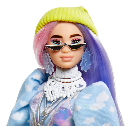 Barbie Extra #2 Muñeca Gorro Verde Con Accesorios