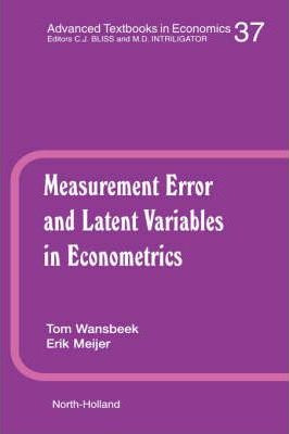 Libro Measurement Error And Latent Variables In Econometr...
