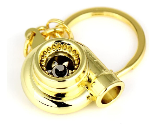 Llavero Turbina Turbo Autos Souvenirs Color Dorado