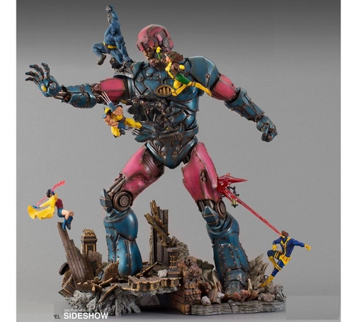 Imagem 5 de 8 de Diorama Sentinela Vs Xmen Feito Em Impressão 3d