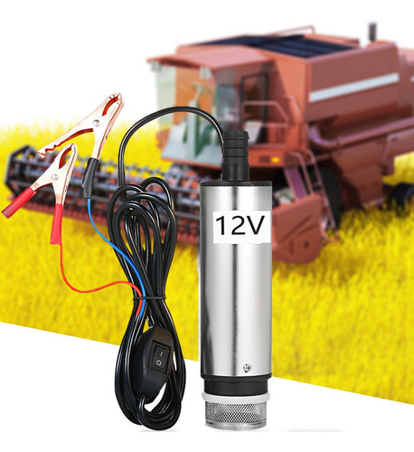 Bomba Sumergible Dc 12 V/24 V Para Bombeo De Agua De Aceite