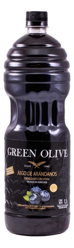 Jugo De Arandanos Con Stevia Green Olive 1.5 L