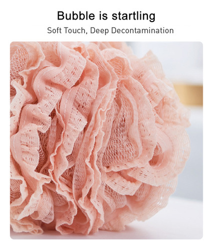 Set Soft Shower Loofah: Lujosos Accesorios De Baño