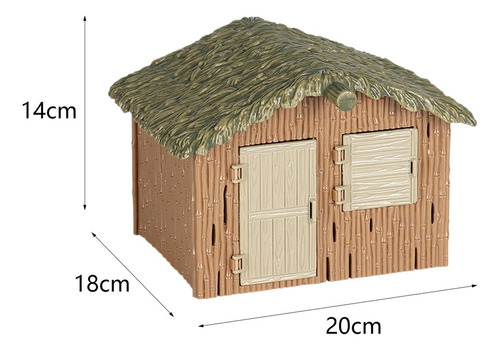 Juguete De Construcción De Granja, Miniaturas, Modelo Zj117