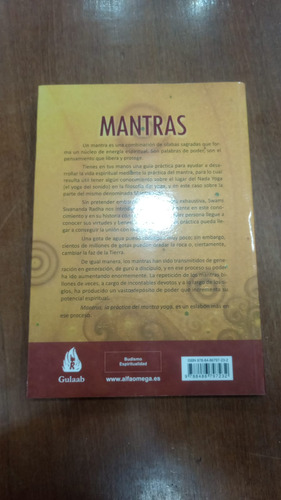 Libro Mantras Sivananda Radha Gulaab 1980 (Usado)