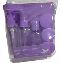Comprar Kit De Viaje 6 Botellas Y Frascos Lociones Cremas  Mym