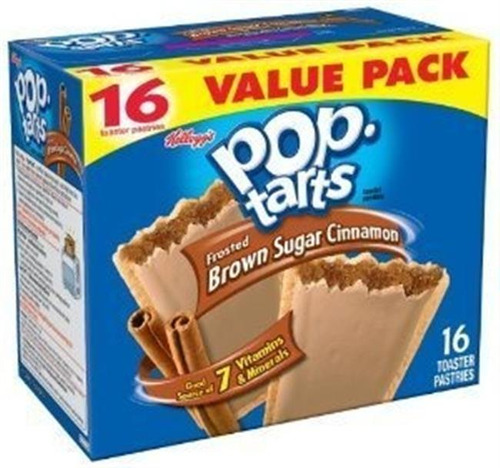 Kellogg &#39;s, Pop-tarts (cristal Esmerilado, Azú.