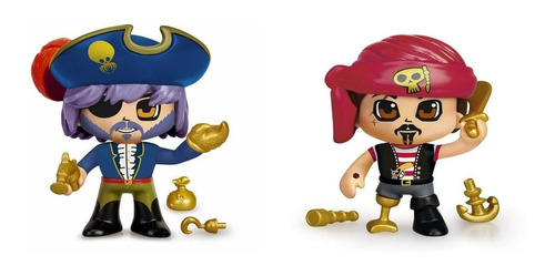 Pinypon Action- Set Pirata X 2 En Blister- Everkid