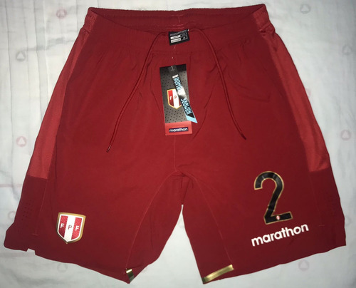 Short Marathon Rojo Y Blanco - Versión Jugador - Originales