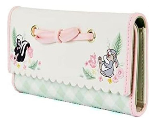 Cartera Triple Plegable Loungefly Bambi Spring Time Gingham