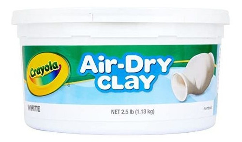 Crayola Llc Crayola Aire Seco Clay 2.5 Libras Blanco (juego 