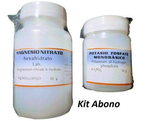 Kit Abono Acuario Nitrato Fosfato Potasio Npk Plantas N P K