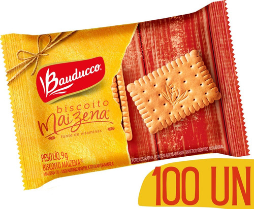 Biscoito Maizena Maisena Bauducco Em Sache - 100 Un