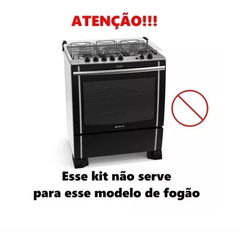 4 Registro Ramal Boca Cavalete 5/8 Fogão Atlas Titanium