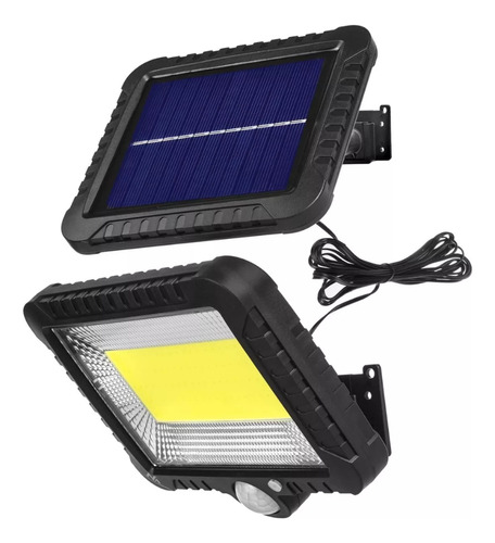 Foco Lámpara Solar Led 100w 5m Larg Con Sensor De Movimiento