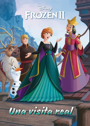 Frozen 2. Una Visita Real, De Disney., Vol. 1. Editorial Libros Disney, Tapa Dura En Español