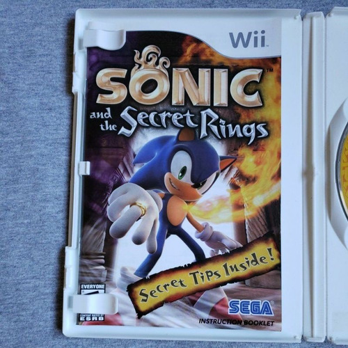 Sonic And The Secret Rings - Nintendo Wii (Usado)