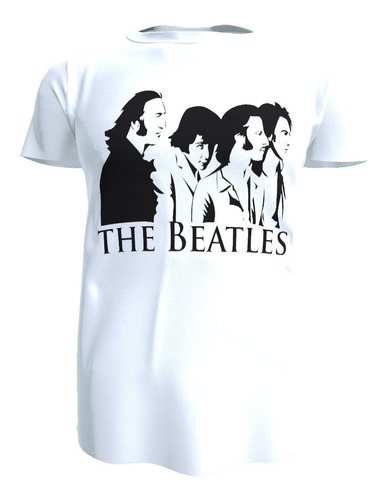 Polera Diseño The Beatles, Integrantes, Unisex Poliester 